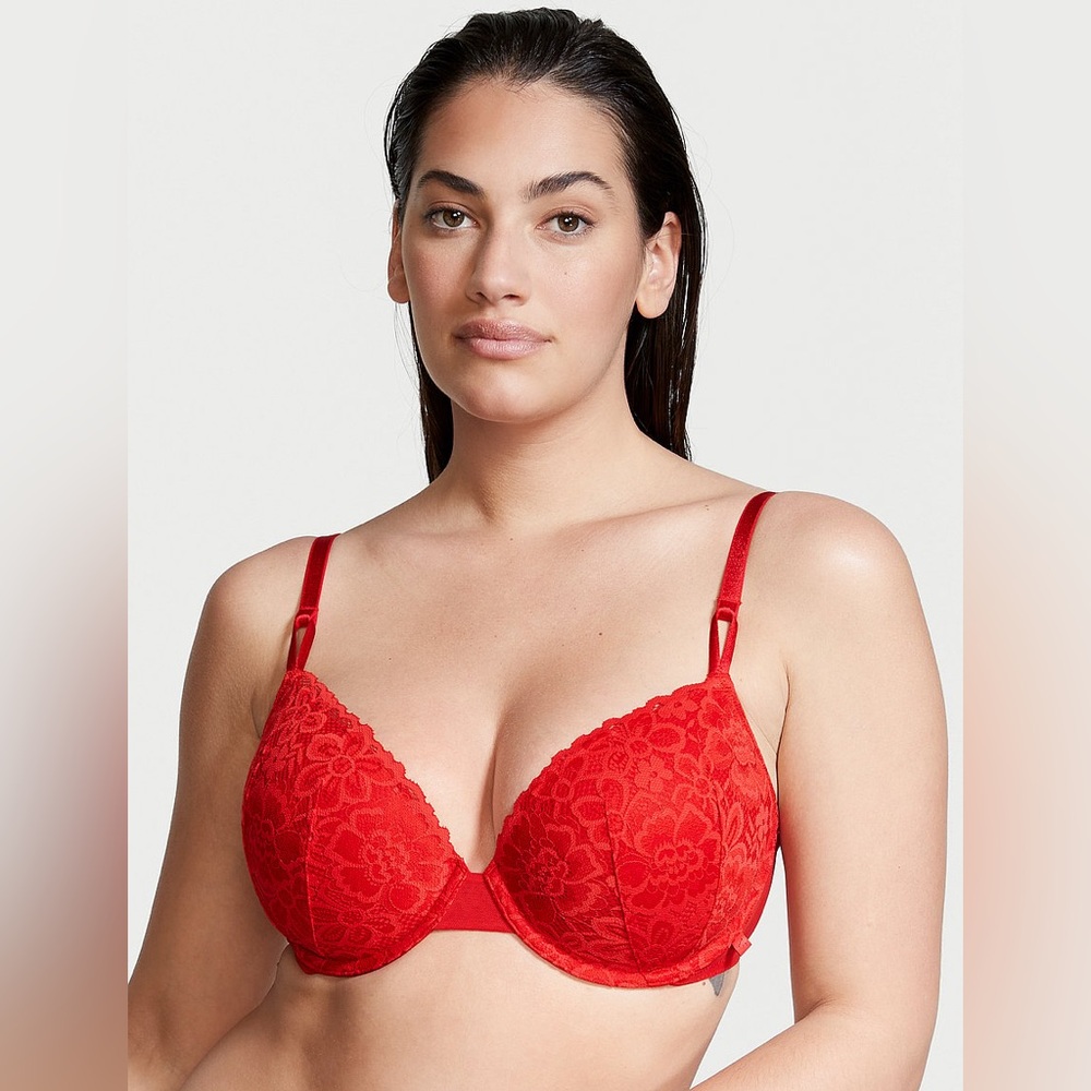 Victoria's Secret Lined Demi Bra 34DD